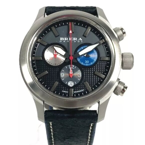 BRERA OROLOGI Eterno Chrono Men's Watch Watch Wristwatch Unused - Picture 1 of 16